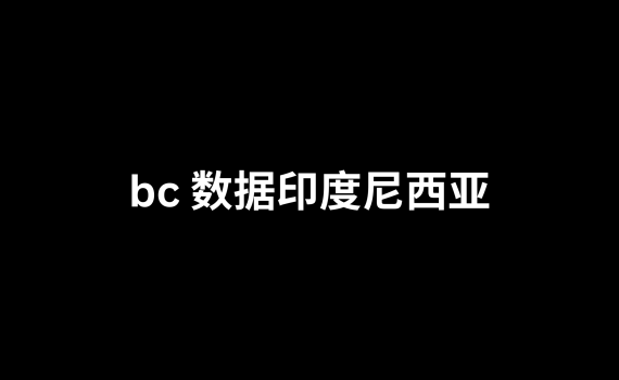 bc 数据印度尼西亚