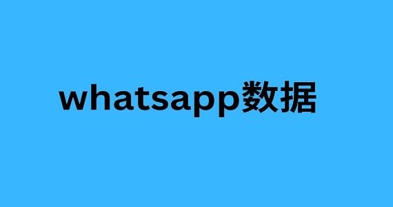 whatsapp数据