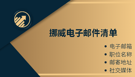 挪威电子邮件清单