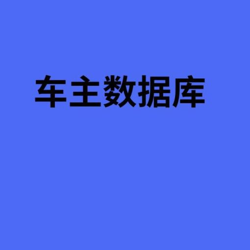 车主数据库